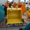 Ведро экскаватора КОМАТСУ ПК200 выкапывая с 0.9-5 цветами желтого цвета Кбм Волумн