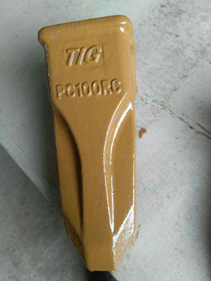 Зубы ведра бренда N.B. TIG® желтеют выкованные зубы PC100RC ведра экскаватора земли двигая для поставщика KOMATSU PC100 Китая